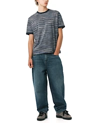 Buffalo David Bitton Men's Horizontal Stripe Pattern T-Shirt