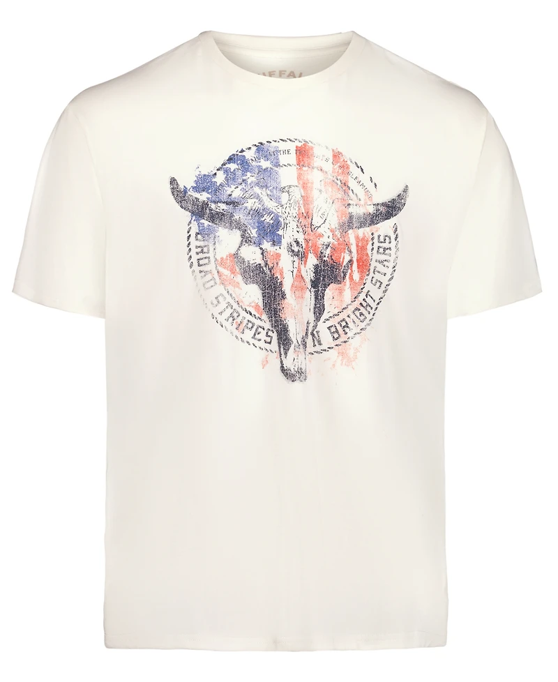 Buffalo David Bitton Men's Classic Short-Sleeve Silhouette T-Shirt