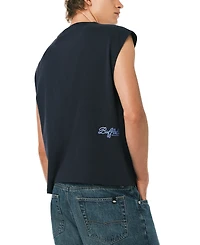 Buffalo David Bitton Men's Boxy Cropped Silhouette T-Shirt