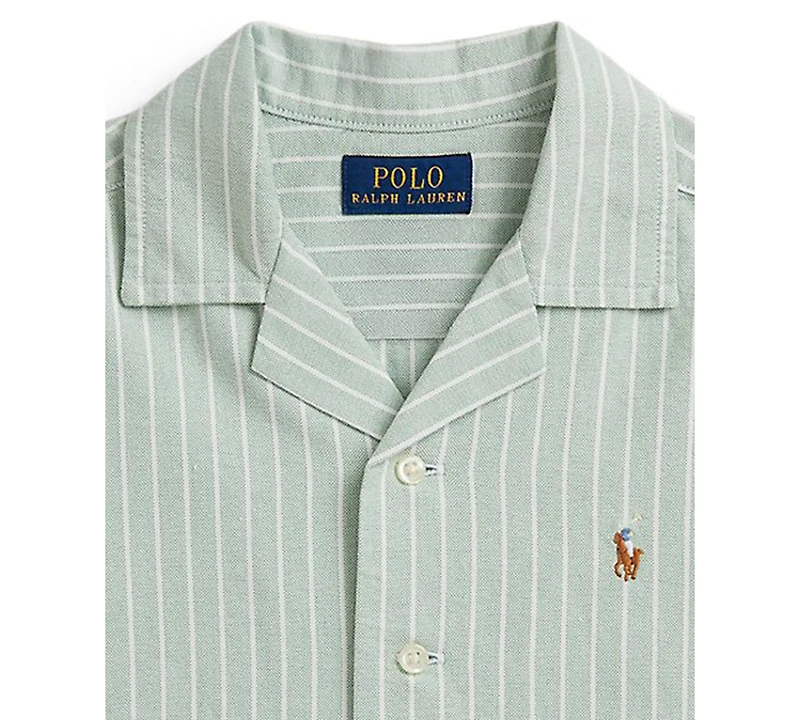 Polo Ralph Lauren Boys' - Striped Oxford Camp Shirt