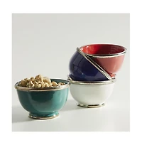 Verve Culture Moroccan Silver Rimmed Bowl