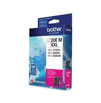 Brother LC20EM INKvestment 1,200 Page-Yield Super High-Yield Ink - Magenta
