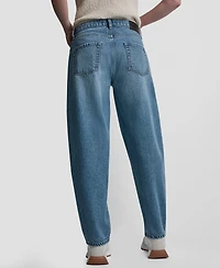 Dkny Jeans Women's Mid-Rise Barrel-Leg Cotton
