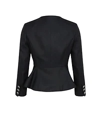 Modenaire Women's Textured Peplum Blazer