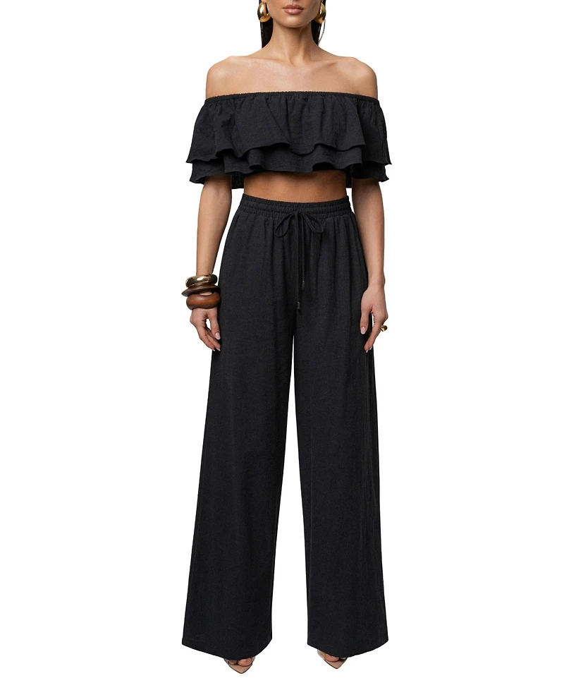 Jluxlabel Women's Marina Two-Piece Pant Set