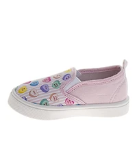 Sweethearts Girl Toddler's Adorable Hearts Slip-On Shoes