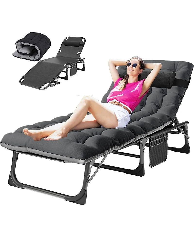 Aboron 4-in-1 Sunbathing Lounge Chair