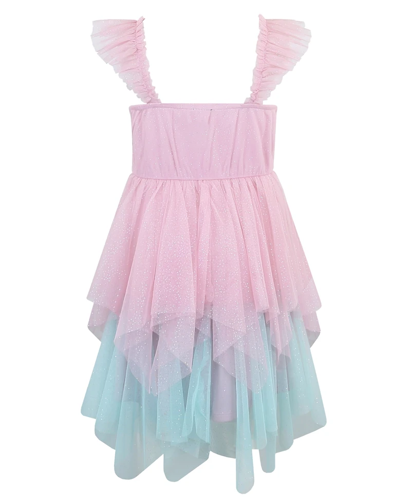 Pink & Violet Girls' 2T-6X Short-Sleeve Dress