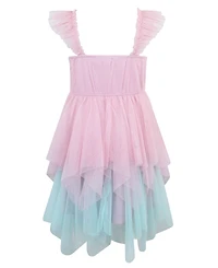 Pink & Violet Girls' 2T-6X Short-Sleeve Dress