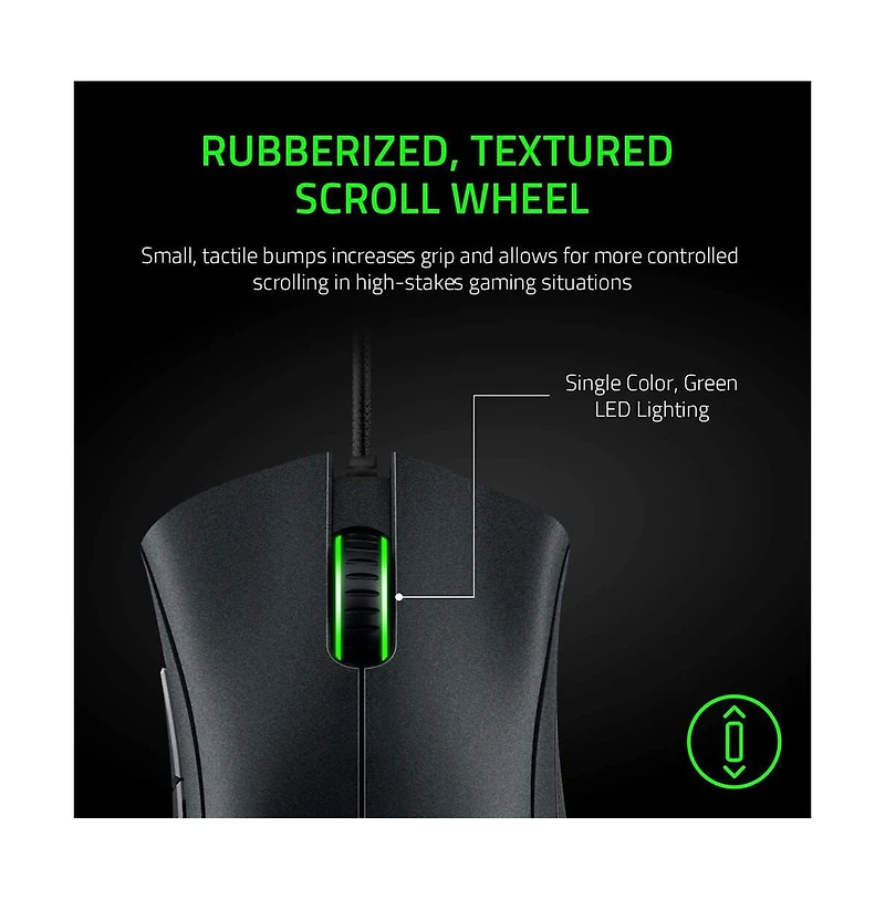 DeathAdder Essential Wired Ergonomic Gaming Mouse - Black