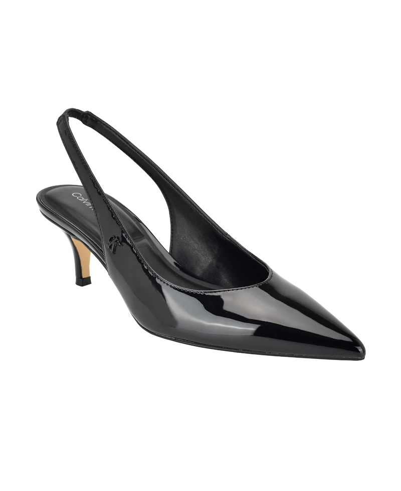 Calvin Klein Women's Emersyn Kitten Heel Slingback Pumps