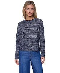 Nautica Women's Cotton-Blend Crewneck Sweater