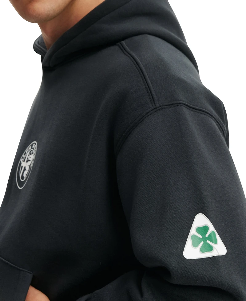 Cotton On Men's Modern Box-Fit Alfa Romeo Hoodie