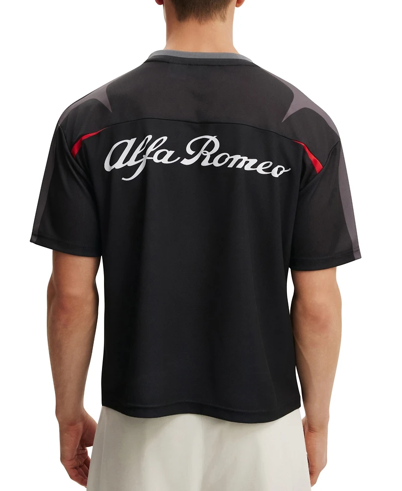 Cotton On Men's Alfa Romeo Football Jersey