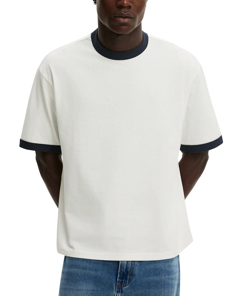 Cotton On Men's Cropped Modern-Fit Short-Sleeve T-Shirts