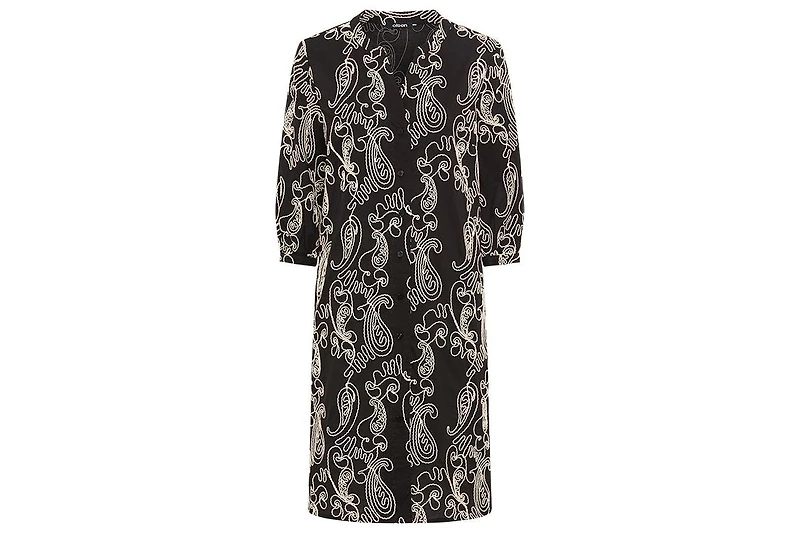 Olsen Women's Embroidered 3/4 Sleeve Dress