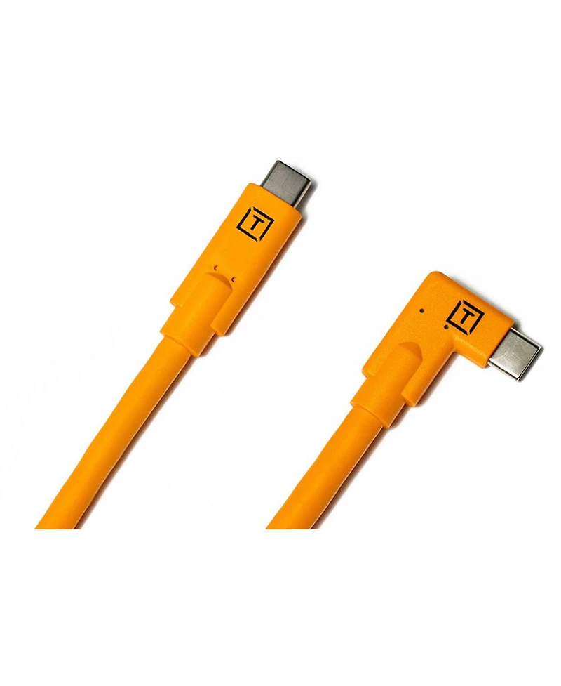 Tether Tools TetherPro 15' Usb-c to Usb-c Right Angle Cable