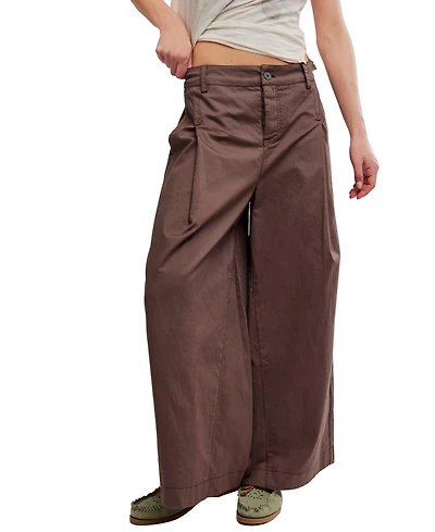 Free People Women's Silverlake Wide-Leg Chinos