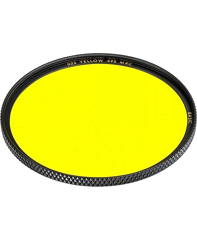 B + W 72mm Basic 022M Mrc Filter, Yellow 495