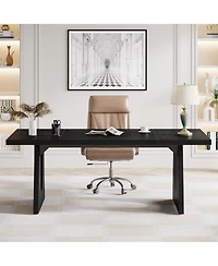 Tribesigns 70.86-Inch Office Computer Desk, Modern Simple Style Rectangle Writing Table for Home