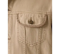 Guess Men's Denim-Inspired Silhouette With Front Flap Pockets Jacket