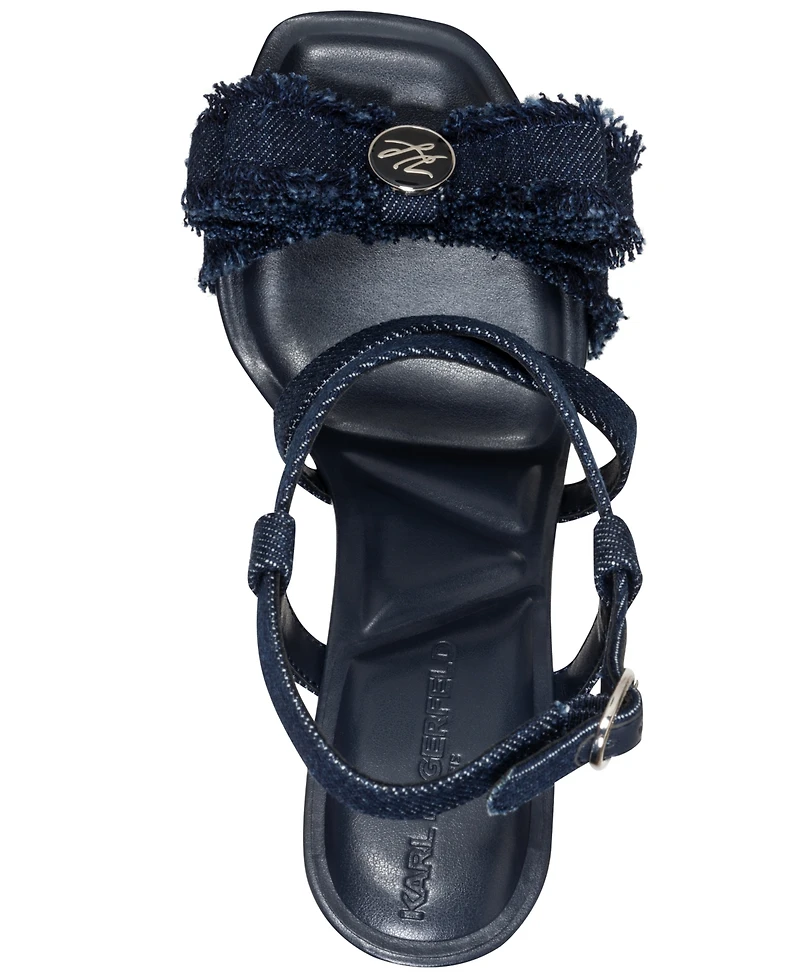 Karl Lagerfeld Paris Women's Currin Strappy Dress Sandals