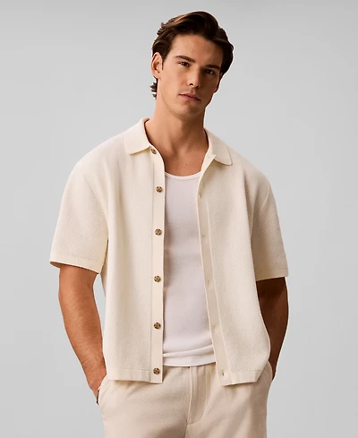 Calvin Klein Men's Short-Sleeve Sweater