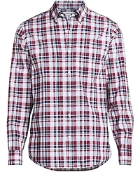 Lands' End Men's Long Sleeve Madras Shirt