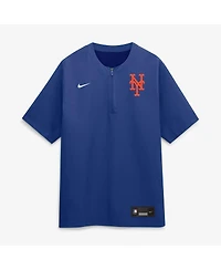 Nike Men's Royal New York Mets Authentic Collection Dri-fit Quarter-Zip Windshirt