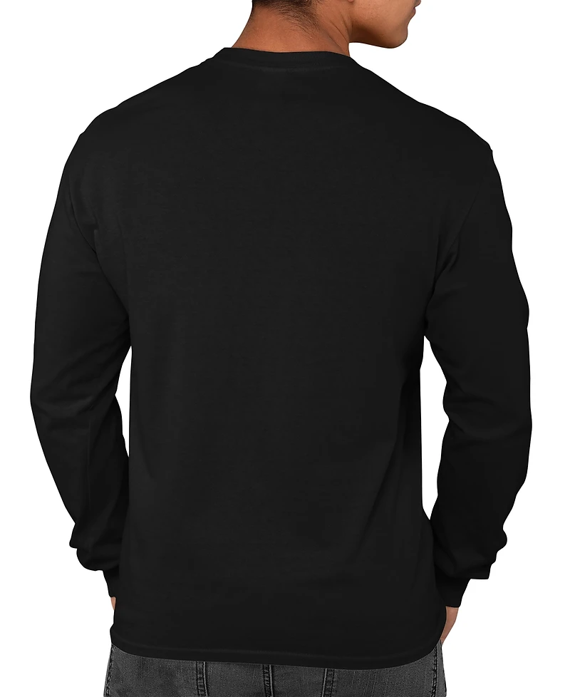 La Pop Art Men's Yosemite Bear Word Long-Sleeve T-Shirt