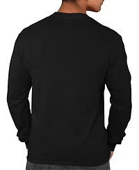 La Pop Art Men's Headphones Word Long-Sleeve T-Shirt