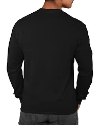 La Pop Art Men's Yellowstone Bear Word Long-Sleeve T-Shirt