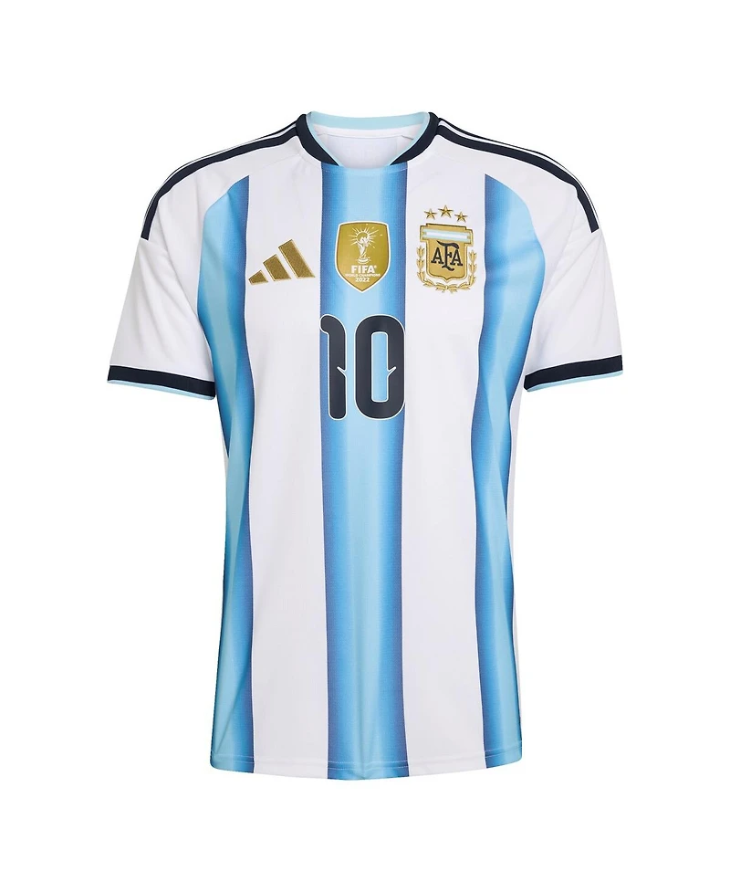 Adidas Men's Argentina National Team Lionel Messi White Fifa x World Cup 2026 Home Replica Jersey