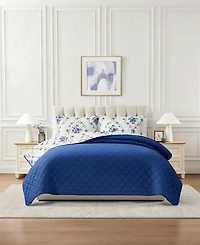 Chelsea Loft Pinsonic Floral Reversible 3-Pc. Quilt Set, King
