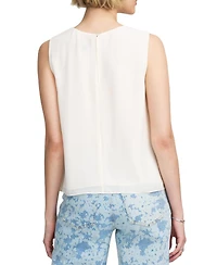 Elle Collection Women's Floral Applique Shell