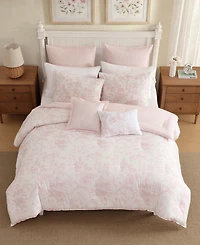 Laura Ashley Natalie Cotton -Pc. Comforter Set