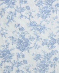 Laura Ashley Bedford Printed Plush Reversible Throw, 70" x 50"