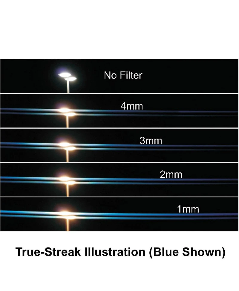 B + W 77mm True-Streak Blue 2mm Rotate Filter