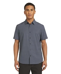 dkny Men's declan printed button-up shirt