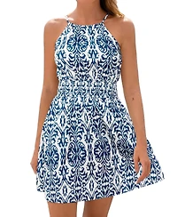 Cupshe Women's Extra Sweet Ornate Mini Beach Dress