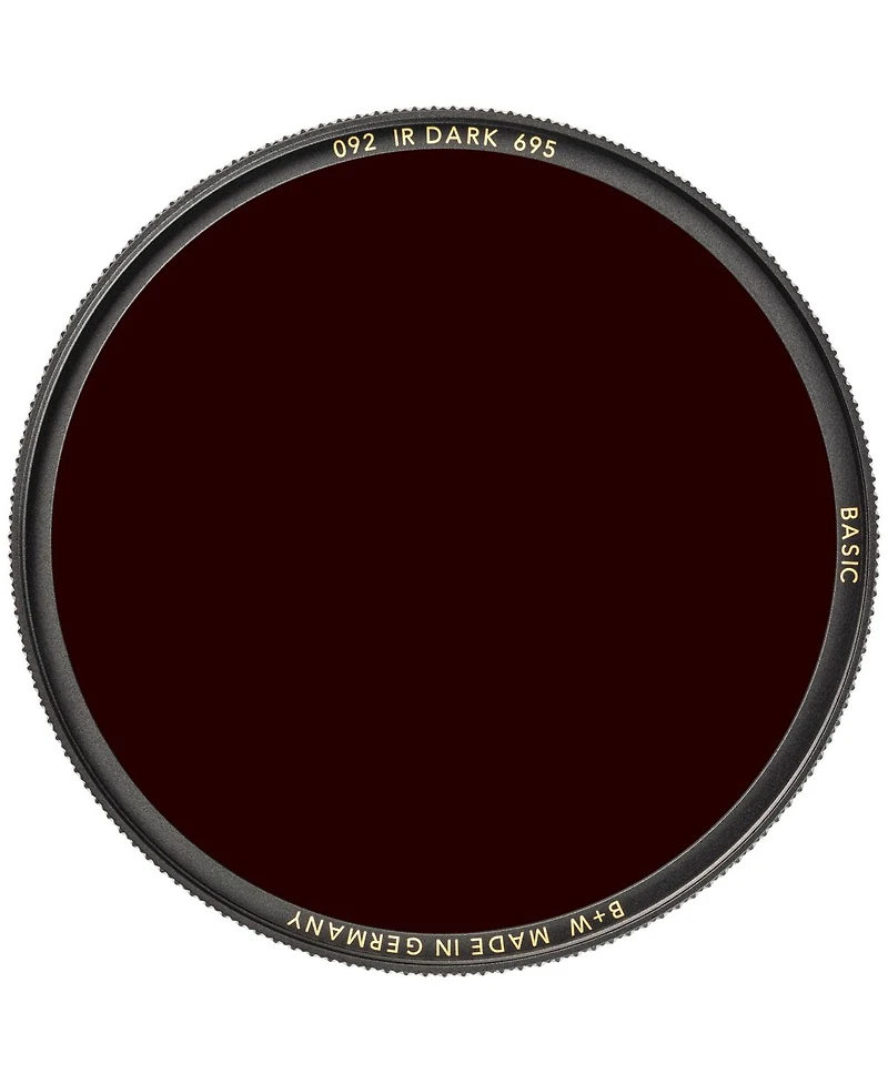 B + W 43mm Basic 092 Infrared Filter, Dark Red 695