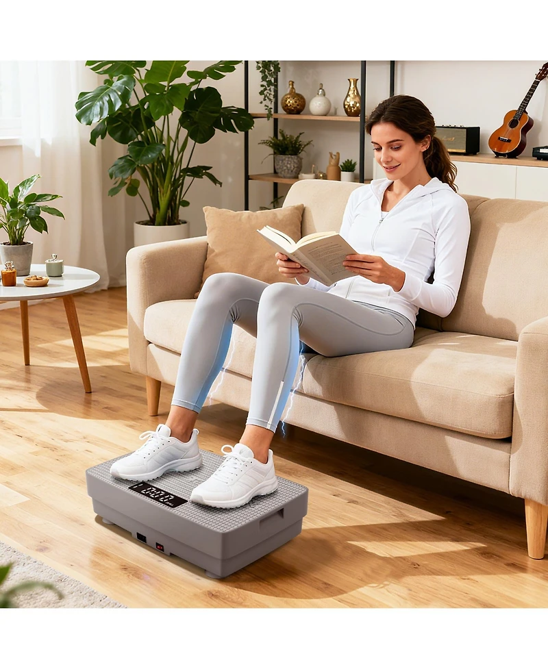 Sugift 17.5 in Vibration Plate with Gravity Sensor and Speed Control