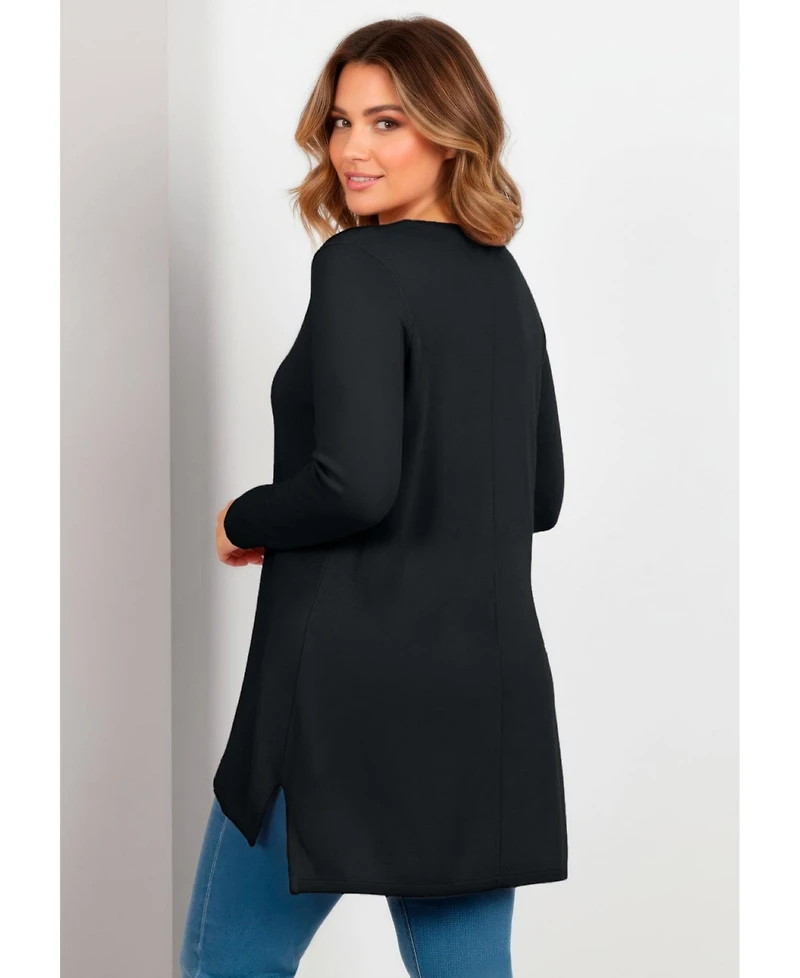 Avenue Women's V-Neck Tunic Sweater