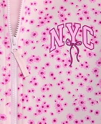 Epic Threads Girls' Xs-xl Nyc Bow Printed Zip Fleece Hoodie, Macy's Exclusive