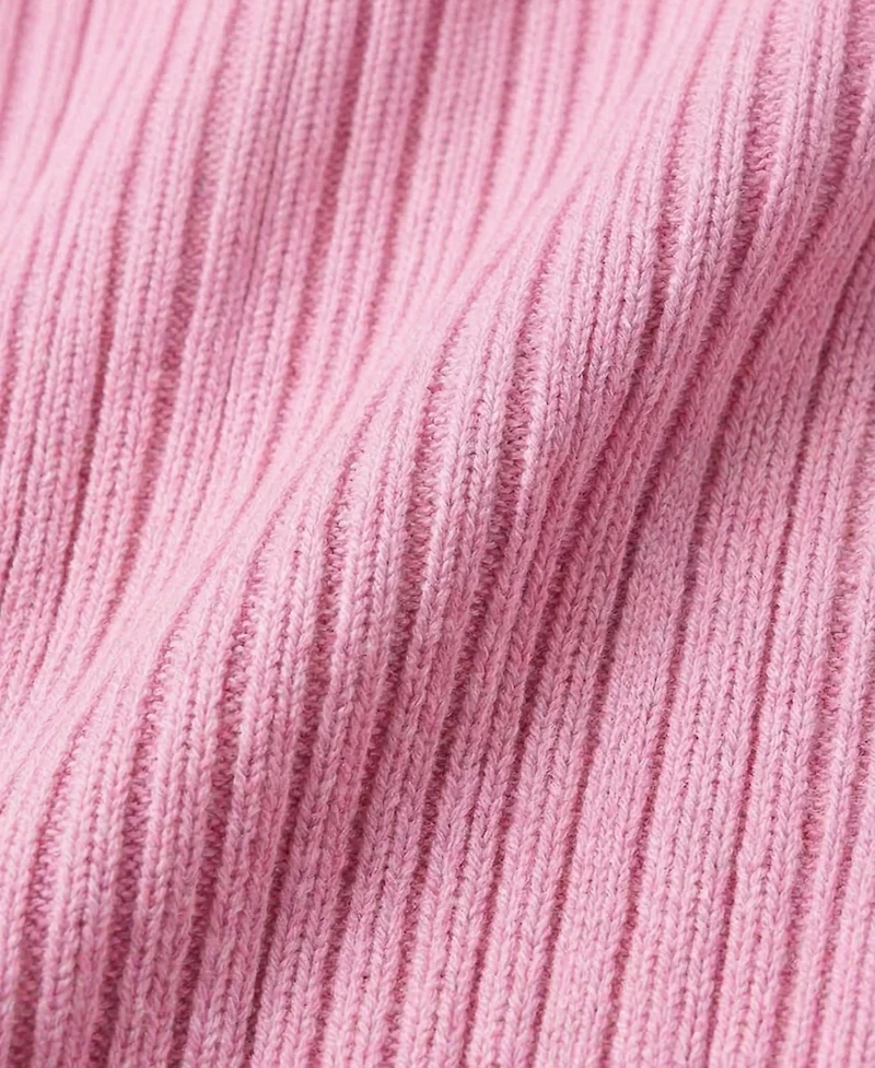 Modenaire Women's Pleated Button-Front Ruffle-Hem Dress