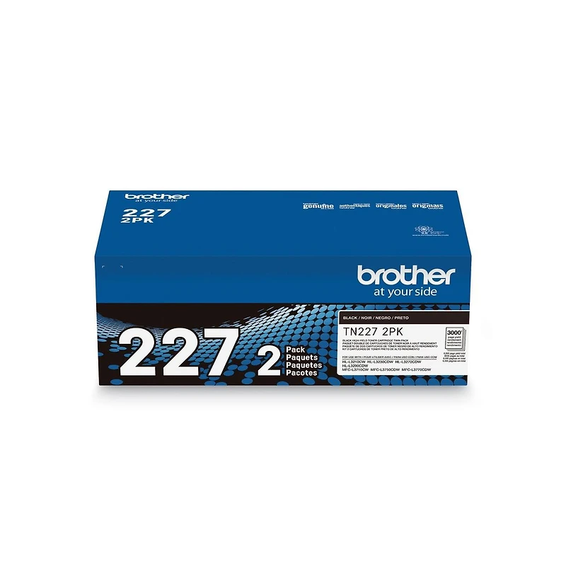 Brother TN2272PK 3,000 Page-Yield High-Yield Toner (2/Pack