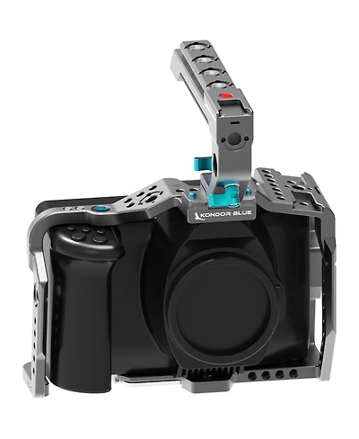 Kondor Blue Full Camera Cage with Top Handle for Blackmagic Pocket 6K Pro