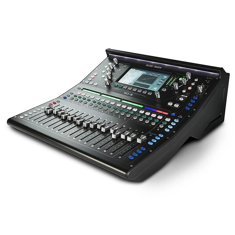 Allen & Heath Sq-5 48-Channel/36-Bus Digital Mixer with 16+1 Motorized Faders and 6 Layers, 8 Softkeys