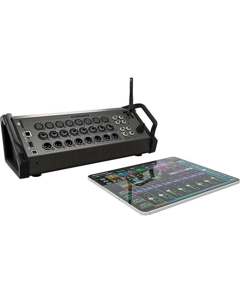 Allen & Heath Cq-20B Ultra-Compact 20-Channel Digital Mixer with Integrated Dual-Band Wi-Fi