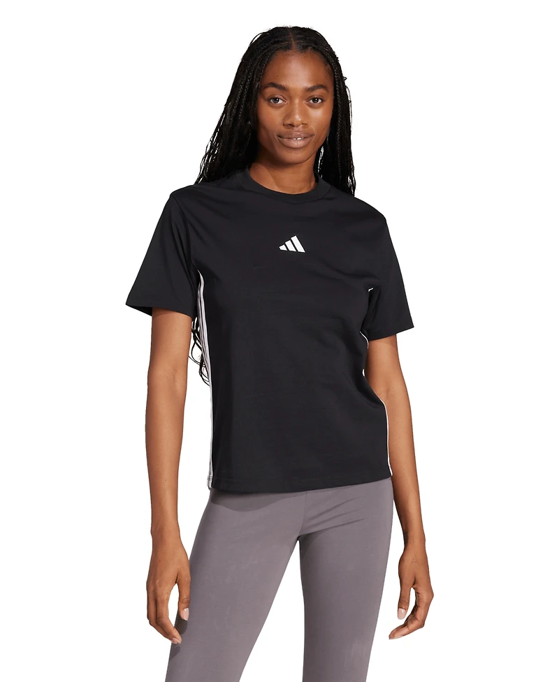 adidas Women's Essentials 3-Stripes Cotton T-Shirt